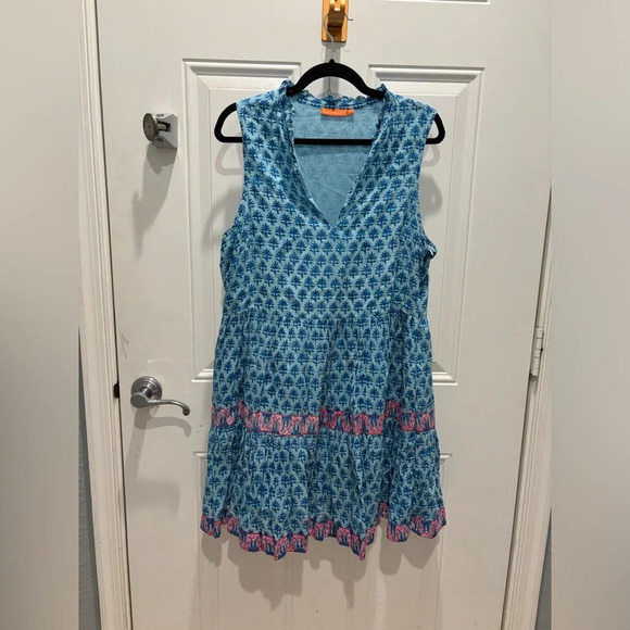 Oliphant Holland Yoke Dress Size XLarge Boho Bohemian - Picture 3 of 5